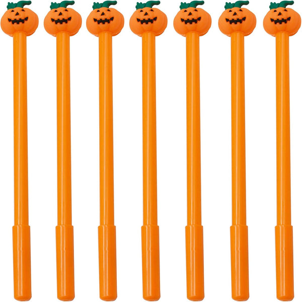 Maydahui 30PCS Halloween Pen, Funny Pumpkin Shape Rollerball Pen for Party Office School Halloween