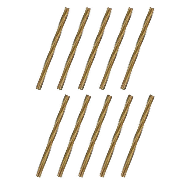 uxcell 60pcs Fully Threaded Rods, 5/16 x 4-1/4 Inch Carbon Steel for Furniture and Garden Assembly