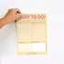 Knock Knock Stuff To Do! Big & Sticky Notepad, 40 Sheets, 9.75 x 7-inches Sticky To-Do List Pad
