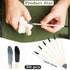 50 Pcs Sanding Sticks, Double End Matchsticks Sanding Twigs for Tight Spaces Plastic Models Wood, 120/280 Grit