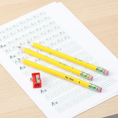 Mr. Pen Jumbo Pencils, 20 Pencils with 1 Sharpener, Fat Pencils for Kids Ages 2-4, Thick Pencils for Preschoolers
