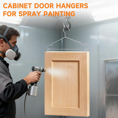 RIXIGOOD 20 Pack 20 100 2 1 15.75 Inch Cabinet Door Hangers for Spray Painting & Paint Drying - Complete Kit
