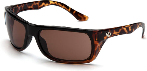 Venture Gear Vallejo Safety Glasses - Tortoise Frame/Bronze Anti-Fog Lens