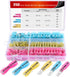 Nilight - 50027R 250 PCS Heat Shrink Spade Connectors, Fully Insulated Male and Female Wire Spade Terminals