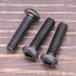 M5 x 30mm Button Head Socket Cap Screws - 50 pcs, Grade 10.9 Alloy Steel, Black Oxide Finish, Full Machine Thread