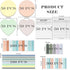 BAYTORY 1060 Sheets Transparent Sticky Tabs, Clear Sticky Notes Markers for Book Annotation and School