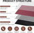 XINMAIZI (Coffee,29*17in/75*44cm) Fall Protection Mat for Elderly for Elderly, Senior, Handicap - Prevention Pad Reduce