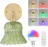 Shenmoyl Vintage Battery Operated Wall Sconce, Rechargeable Battery Powered Wall Sconces with