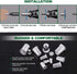 Keadic 100Pcs M5 Metric Rivet Nuts, Aluminum Flat Head Threaded Insert Nutserts for Automotive and Furniture Decoration
