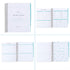 Erin Condren Spiral Coiled Recipe Prompted Notebook: Metallic Wet-Erase Cover with 160 Pages
