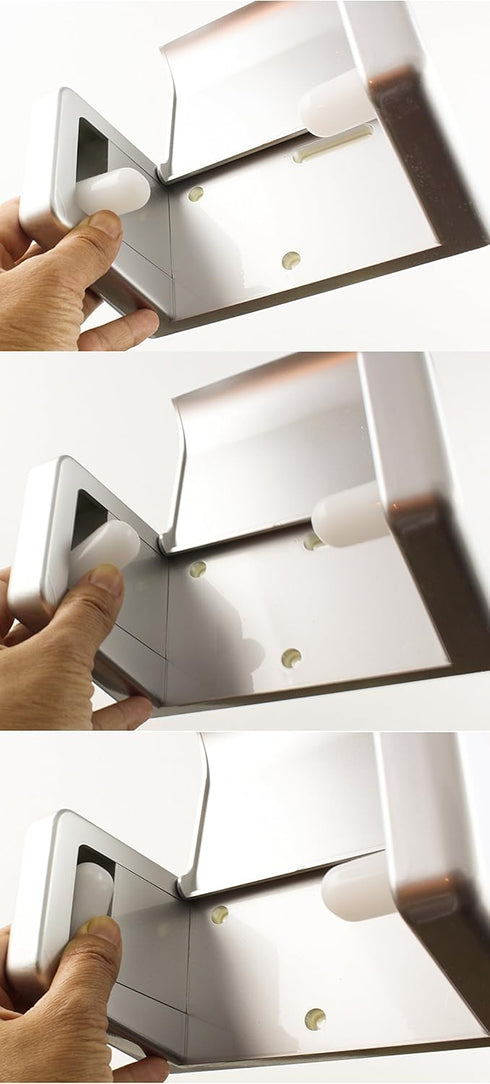 Zoie + Chloe Easy-Snap Toilet Paper Holder, Load and Unload with One Hand