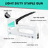 HAUSHOF Light Duty Staple Gun, Upholstery Staple Gun with 800PCS JT21 Staples and Stapler Remover, White Staple Gun Kit fits JT21 Staple of 1/4'', 5/16'' & 3/8'' for Classroom, Crafts, DIY, Decoration by HAUSHOF