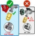 Fine Thread Vacuum Breaker - PK1390 1-1/16" Female No Lead Brass - Self-Draining Hose Bib Vacuum Breaker