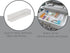 Simplify Long Multi-Purpose Drawer Organizer | Transparent | Office Supplies | Storage | Bathroom | Accessories