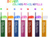 Zhehao 210 Pcs Colorful Refill 0.9 mm Mechanical Pencil Refills - Back to School Gifts for Students