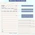 48 Pack 2400 3.5 6.75 Inch Server Note Pads Bulk Recycled Guest Check Pads, Total Sheets x Guest Checks Books