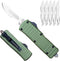 Caressolove Auto Retractable Scalpel Knife, EDC Double Action Automatic Retracting Pocket Knife,