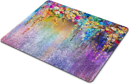 Smooffly Watercolor Flower Gaming Mouse Pad - Abstract Herbs Design, 240MM X 200MM X 3MM for Office Use
