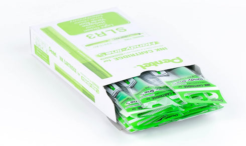 Pentel Refill for Handy-Line S Highlighter, Light Green Ink, Box of 12