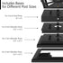 Davinci Lighting Renaissance Solar Outdoor Post Cap Lights, Bright LED Light, Includes Bases for 4x4 5x5 6x6 Posts,