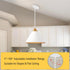 M10 180 Threaded Extension Poles Lighting Fixture Downrods Stems & Degrees Sloped Ceiling Adapter Kits for Pendant