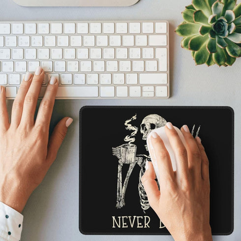 Skull Mouse Pad for Desk, Cute Skeleton Mouse Pads for Wireless Mouse, Funny Waterproof Mousepad for Office Laptop Computer, Non-Slip Rubber Base Stitched Edge (Color-D) by Mahrokh