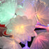 Colorful Flower Fibre Optic Fairy Lights,20LED Starburst Firework String Lights,14 FT Waterproof