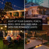 48FT 16 Bulbs SUNTHIN Outdoor String Lights, Patio Lights with LED Shatterproof for Outside, Backyard, Deck, Porch
