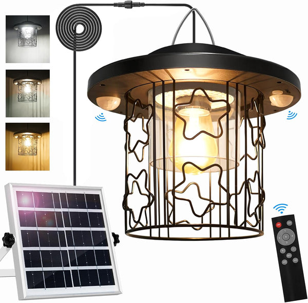 Solar Shed Light Work Day & Night, Bright 3000LM 5 Modes Solar