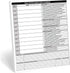 Real Estate Agent Supplies, Daily Planner Task List Notepad, 8.5 X 11, Simple Document with Calendar, Task Lists, Call