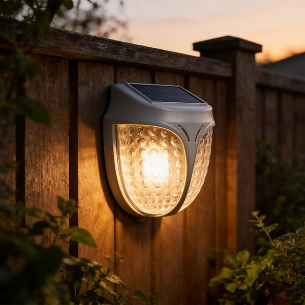 Solar Outdoor Lights Auto On At Dusk Wall Light LED Waterproof Solar