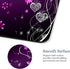 Gaming Mouse Pad - Non-Slip Rubber Base, Smooth Surface for Precise Control, 9.5 x 7.9 Inch, Pink Purple Butterflies