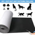 Foam Insulation Neoprene Sheets with Adhesive, Large Marine Closed Cell Rubber Roll (W: 12" T: 1/2" L: 98")