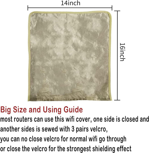 VAJOOCLL Guard(14IN 15.5IN) WiFi Router Cover,Smart High Protection Router Cover, Versatile Shielding WiFi x
