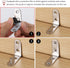 40 100 90 (1.57 Inch 0.79 Inch) Pcs L Bracket Stainless Steel Corner Brace with Pcs Screws, Degree Right Angle Bracket