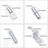 JIMROLA 120Pcs Kit,4 Closet Cabinet5mm (1/4 inch) Shelf Pins Styles Nickel Plated Shelf Support Pegs,Plated Shelf Pins