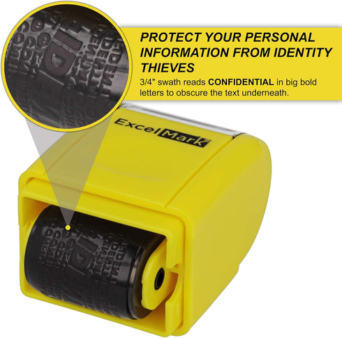 ExcelMark Rolling Identity Theft Stamp (Small)