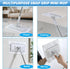 4 1 2 2 in Disposable Dust Mop with Squeegee & Floor Scrub Brush with Long Handle, Shiny Towels Wipes Cleaning Cloths