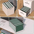 Plastic Hanging File Folder Extra Capacity, 12 Pack Reinforced Hang Folders with Heavy Duty 2 Inch Expansion, Letter