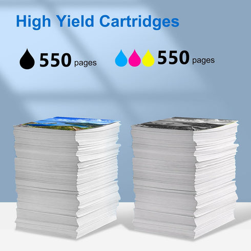 LC401XL Ink Cartridges Compatible for Brother, 4 Pack Standard Yield for MFC-J1010DW, MFC-J1170DW Printers