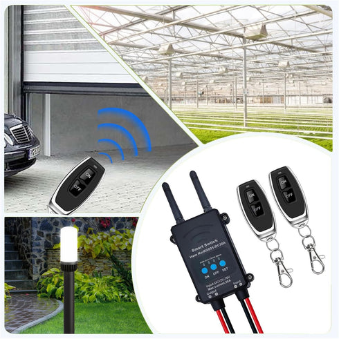 12V-72V 30A,High-Power Bluetooth Remote Control Switch DC Wireless Relay with Mobile Phone App Control,Intelligent