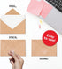 MESS Clear Round Labels, 1 Inch (1,000/Roll) – Transparent Sealing Dots, Wafer Tab Seals, Envelope Seal Stickers