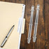 Tofficu 5 Pcs Metal Notebook 3-Hole Ring Binder Mechanism, Loose Leaf Binding Combs for DIY
