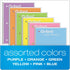 Oxford Spiral Notebook 6 Pack, 1 Subject, Wide Ruled Paper, 70 Sheets, 8 x 10-1/2 Inch, Pastel Pink, Orange, Yellow,