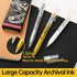White Pens, 3 Pack, White Gel Pens for Artists, 1mm Extra Fine Point, White Ink for Black Paper Drawing
