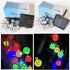 Solar String Lights Outdoor, 20ft Waterproof 30 LEDs, 8 Modes Crystal Globe Fairy Lights for Backyard Patio Wedding