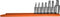 Mayhew Tools 16023 Metric Ball Hex Socket Bit Set, 7-Piece, Polished Chrome