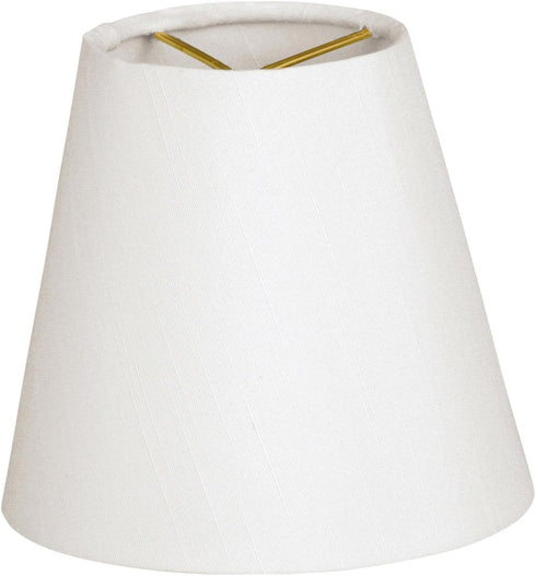 Royal Designs, Inc. CS-901-6WH Hardback Empire Chandelier Shade, 4 x 6 x