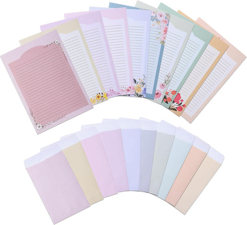 Set 5.2" 7.3", 60 30 Mr. Pen- Stationery Writing Paper with Envelopes, x Letter Sheets & Envelopes, Smooth Printable