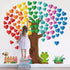 Classroom Tree Bulletin Board Decorations Set, Hearts Bulletin Board Tree Cutouts Welcome Classroom Wall Decors for